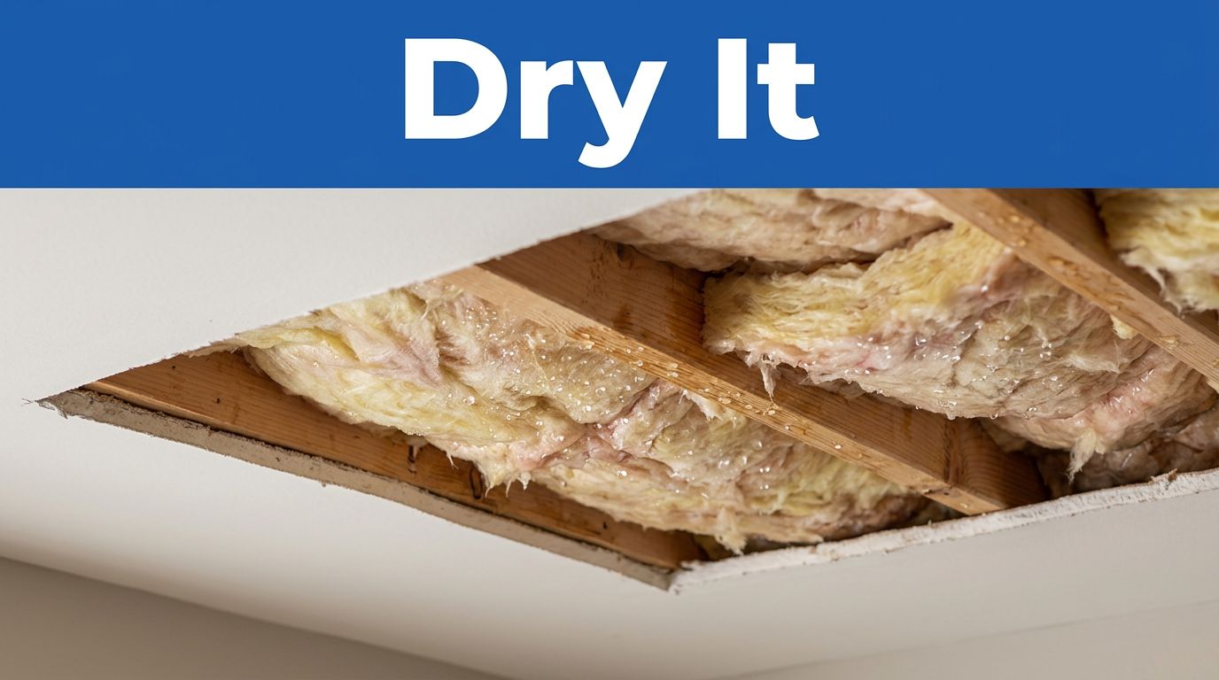 Can Wet Insulation Be Saved After a Ceiling Leak