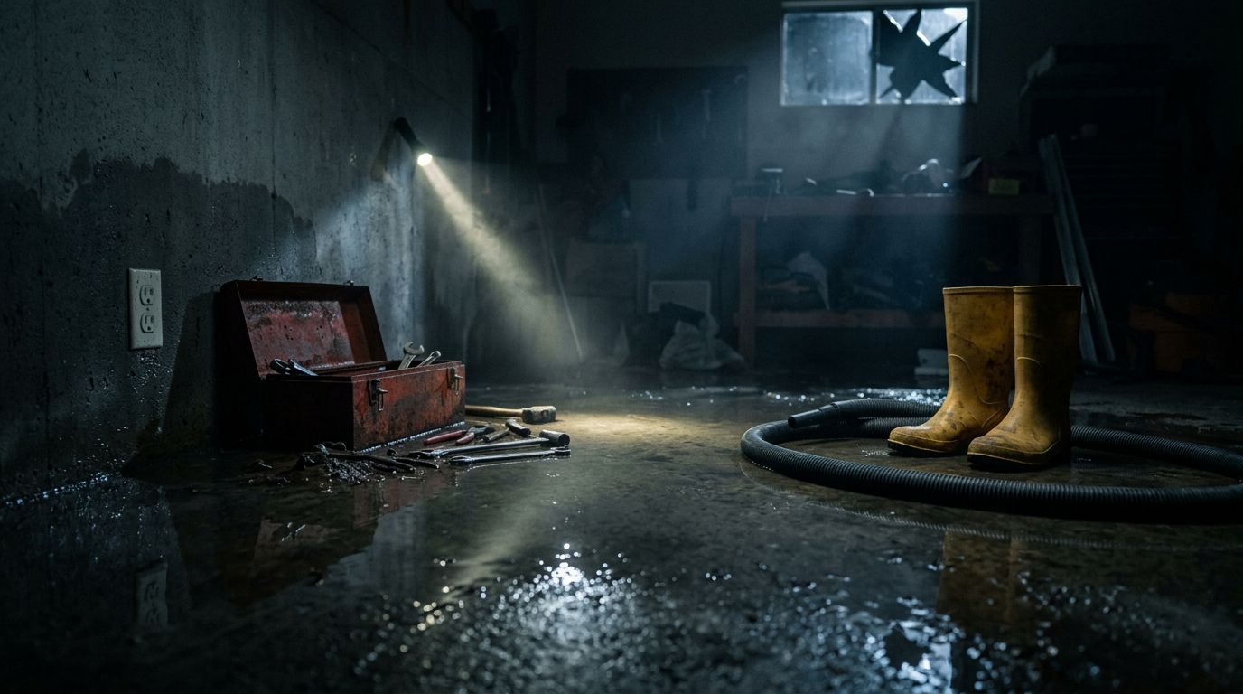 Garage Flood Cleanup: First Steps for Homeowners