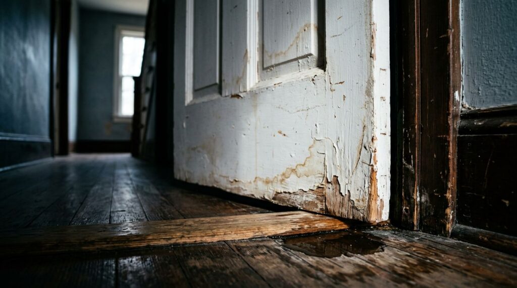 Why Water-Damaged Interior Doors Swell and When to Replace Them