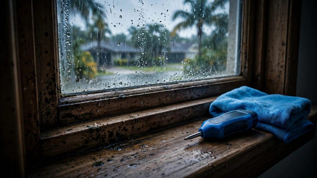 mold on window frames